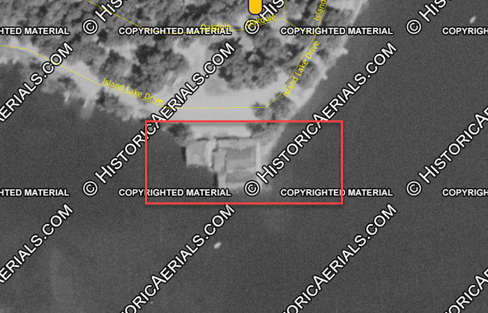 Blue Lantern Ballroom - 1955 Aerial (newer photo)